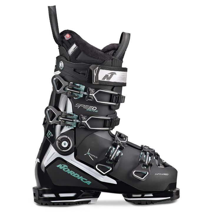 Nordica Speedmachine 3 105 W Ski Boots - Women's 2024 Black/White/Green