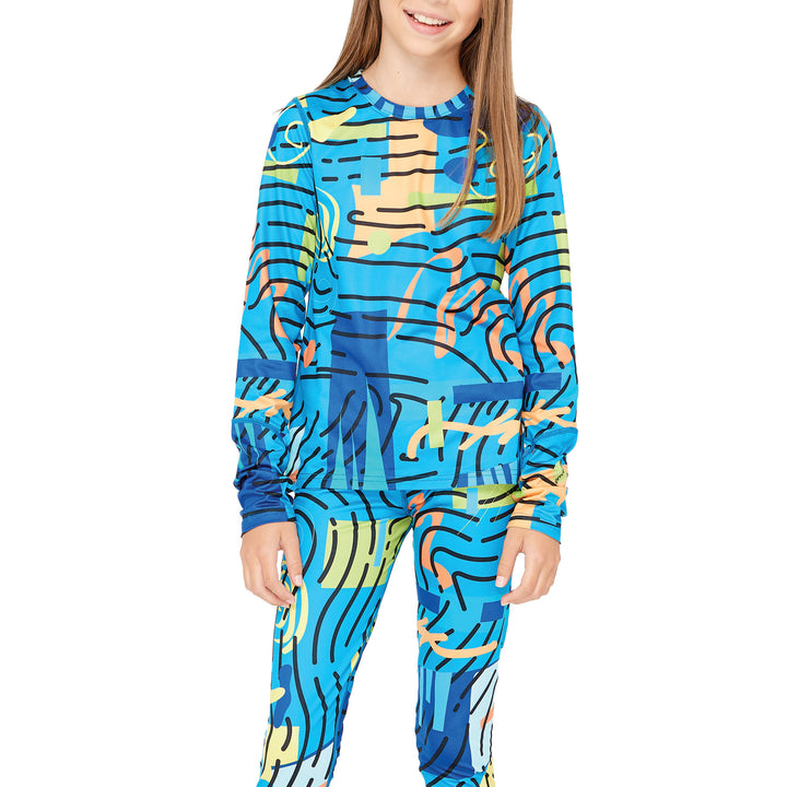 Terramar Thermolator Baselayer Top - Kids' Born To Ride