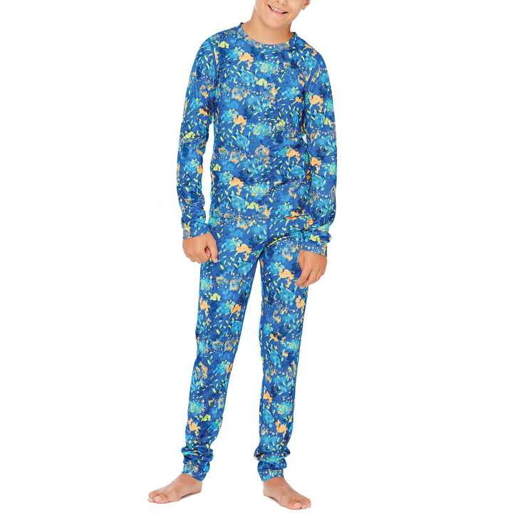 Terramar Free Ride Baselayer Set - Kids' Sliding Geo