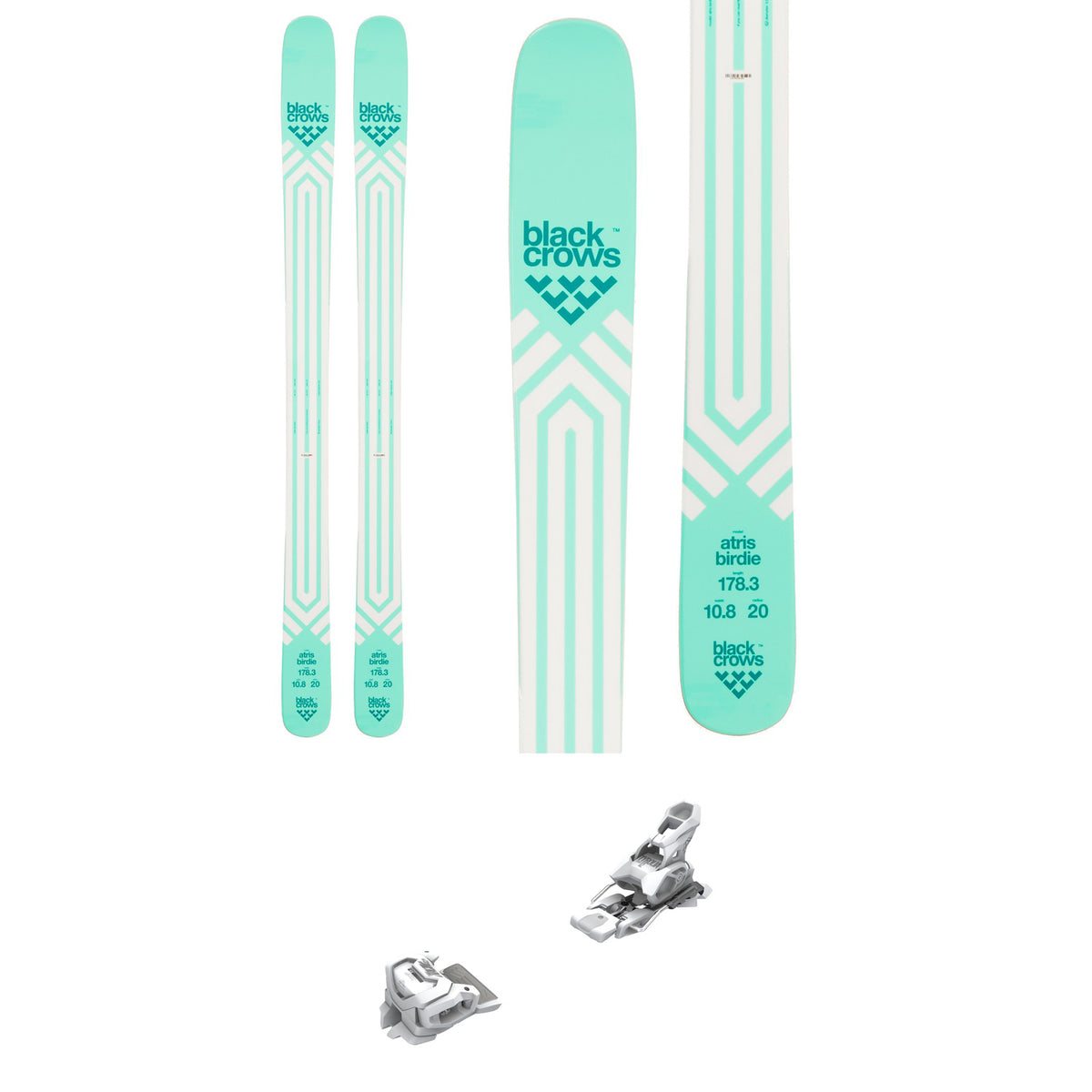 Black Crows Atris Birdie Skis + Tyrolia Attack 12 GW Ski Bindings - Women's 2022