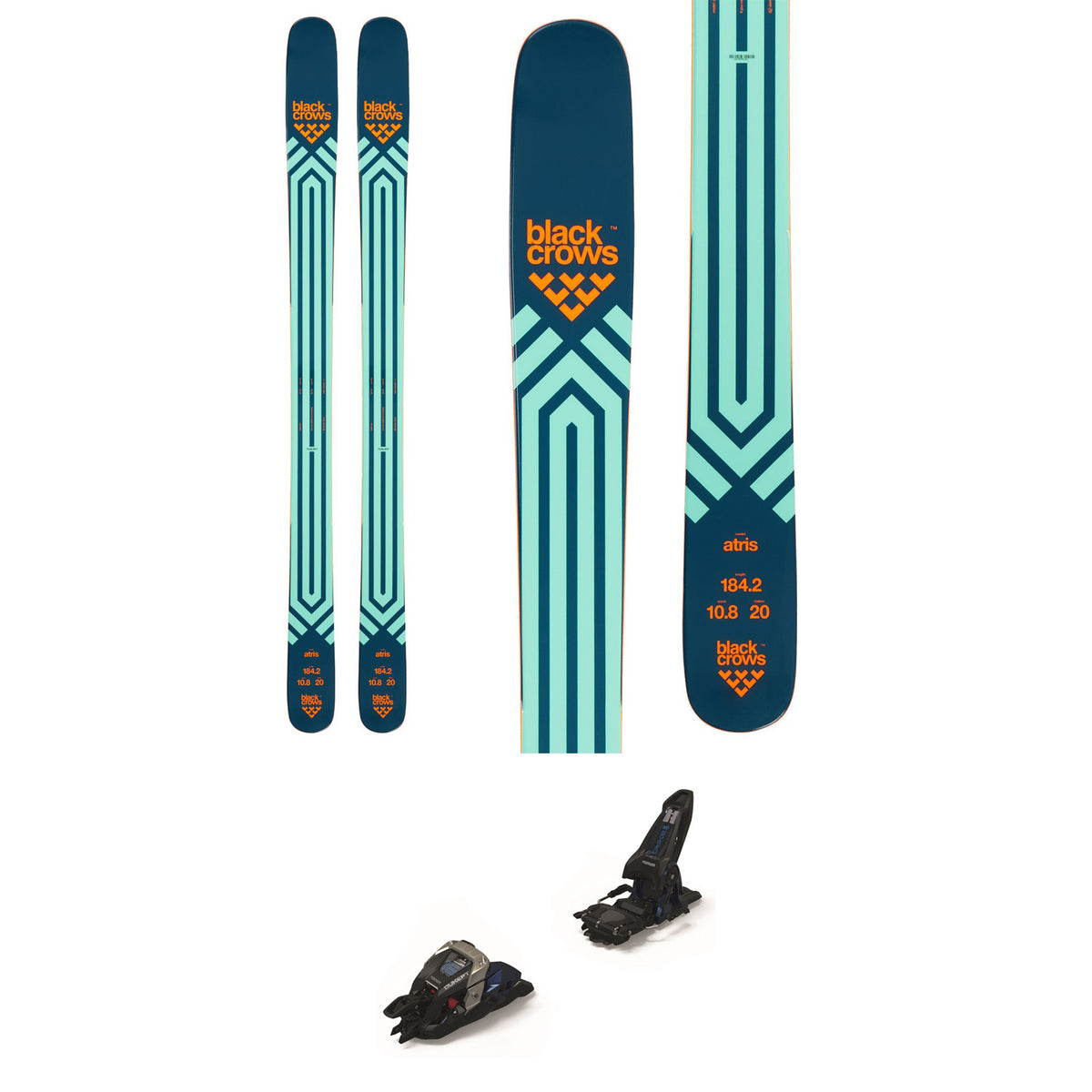 Black Crows Atris Skis + Marker Duke PT 16 Alpine Touring Ski Bindings 2022