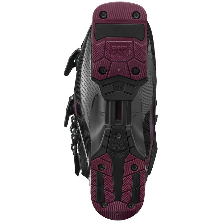 Salomon S/Pro 100 W GW Ski Boots - Women's 2023 Black/Burgandy/Shift Green