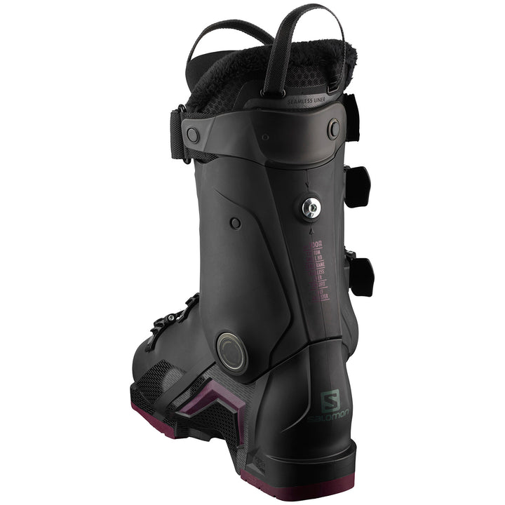 Salomon S/Pro 100 W GW Ski Boots - Women's 2023 Black/Burgandy/Shift Green