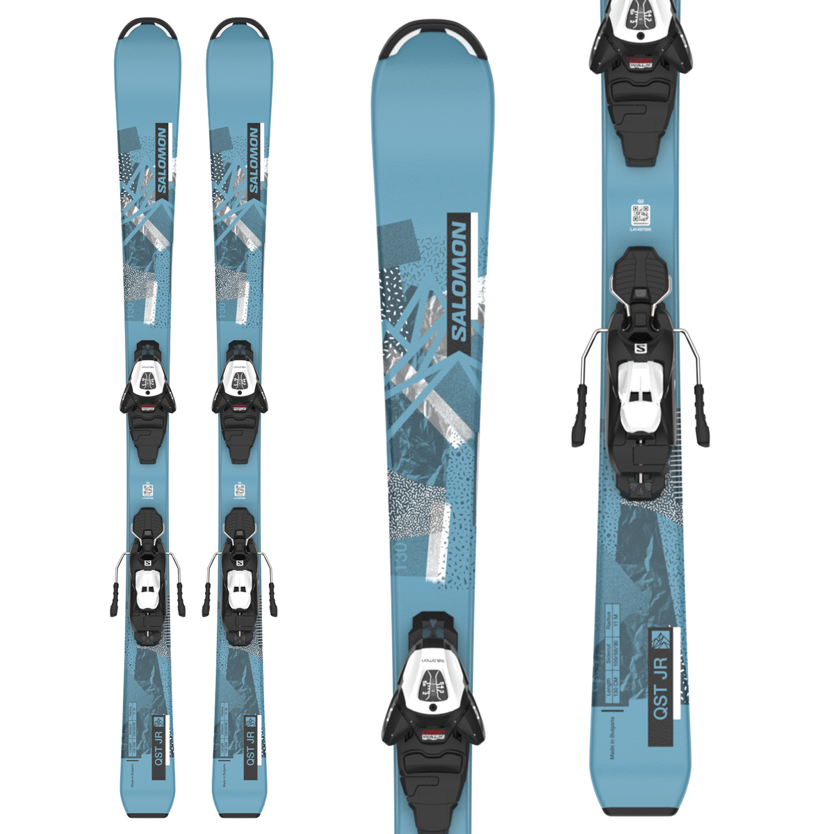 Salomon QST Jr M Skis + L6 GW Bindings - Boys' 2024