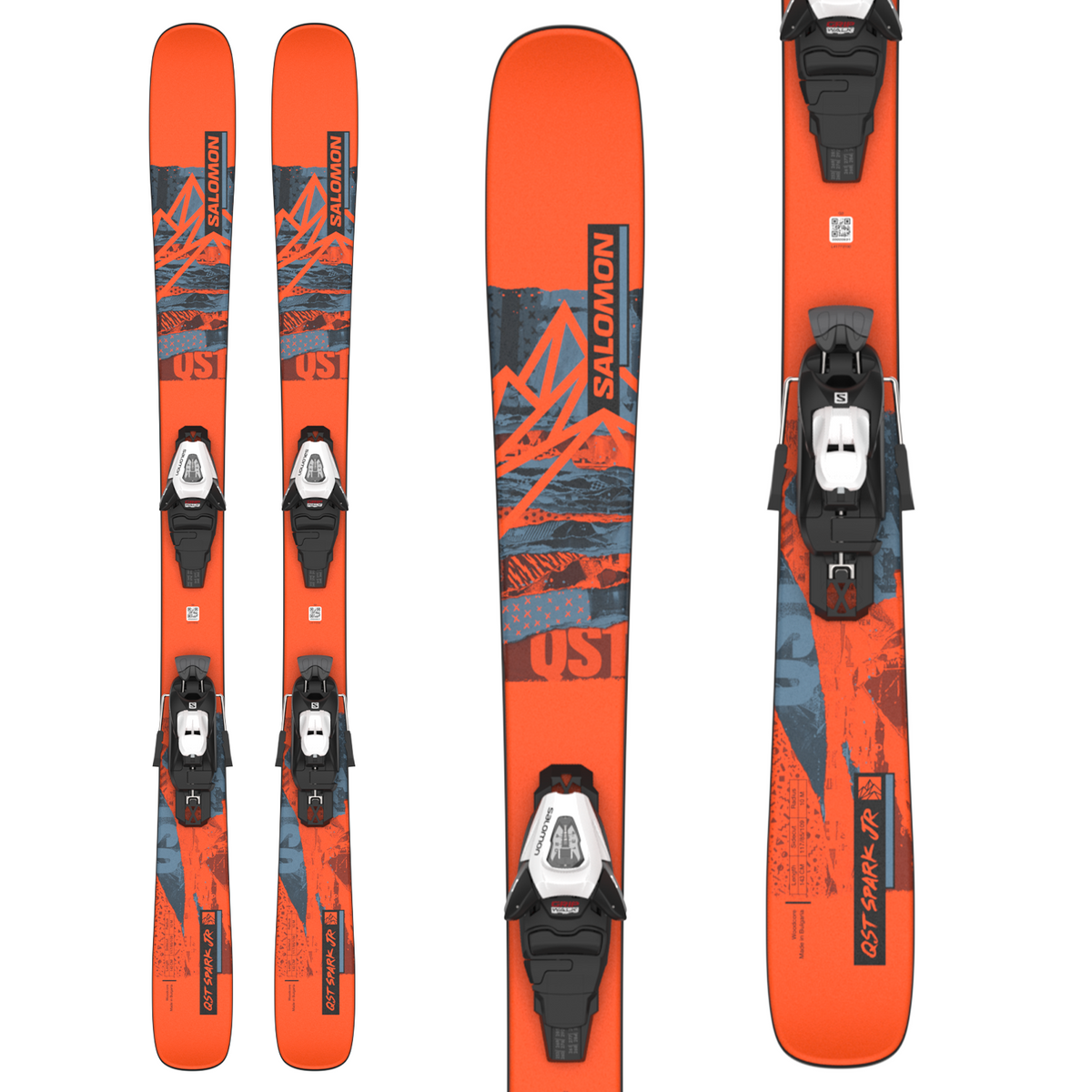 Salomon QST Spark Jr S Skis + C5 GW Bindings - Toddlers' 2024
