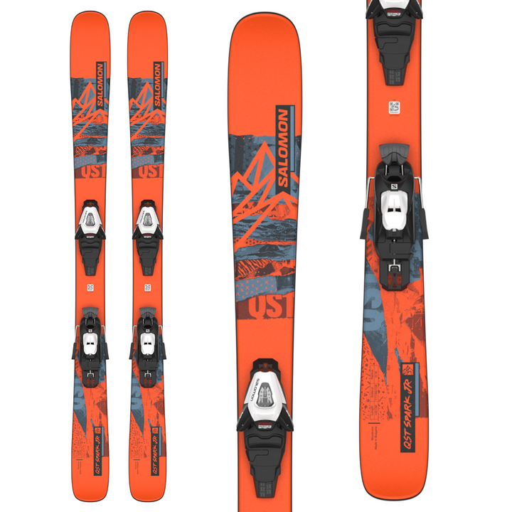 Salomon QST Spark Jr S Skis + C5 GW Bindings - Toddlers' 2024