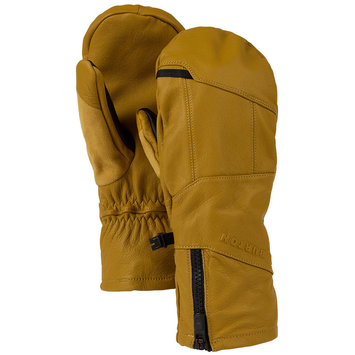 Burton AK Leather Tech Mittens Rawhide