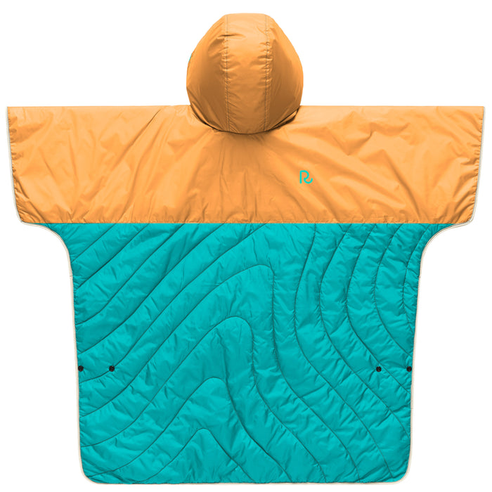 Rumpl Original Puffy Poncho Newport Color Block S/M