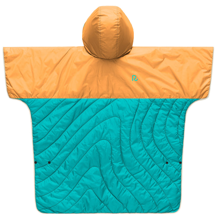 Rumpl Original Puffy Poncho Newport Color Block S/M