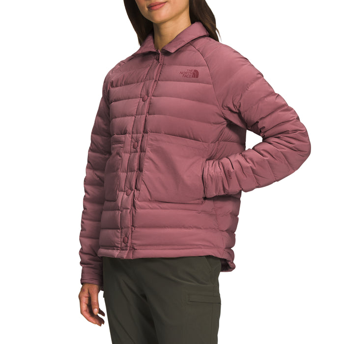 The North Face Belleview Stretch Down Shacket - Women's Wild Ginger