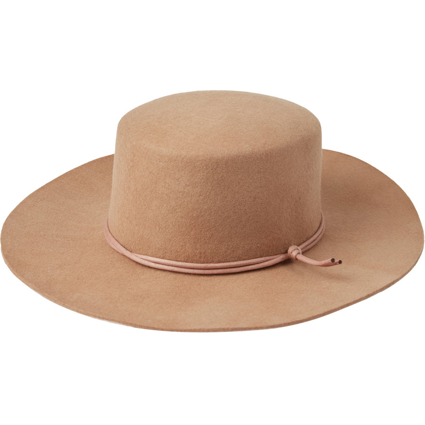 Tentree Harlow Boater Hat Tobacco Brown