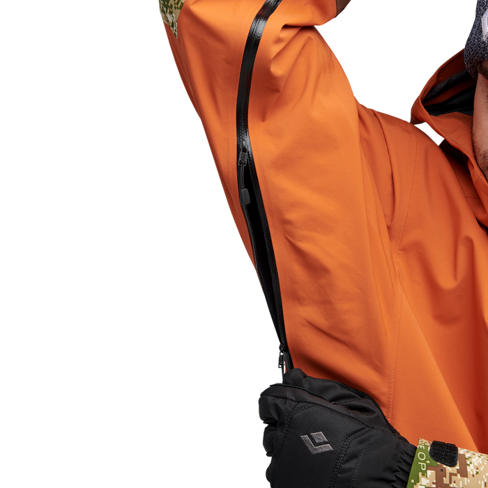 Black Diamond Mission Shell Jacket Burnt Orange/Camo Print
