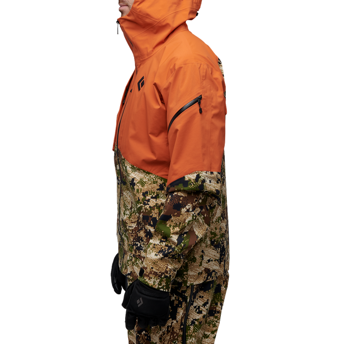 Black Diamond Mission Shell Jacket Burnt Orange/Camo Print