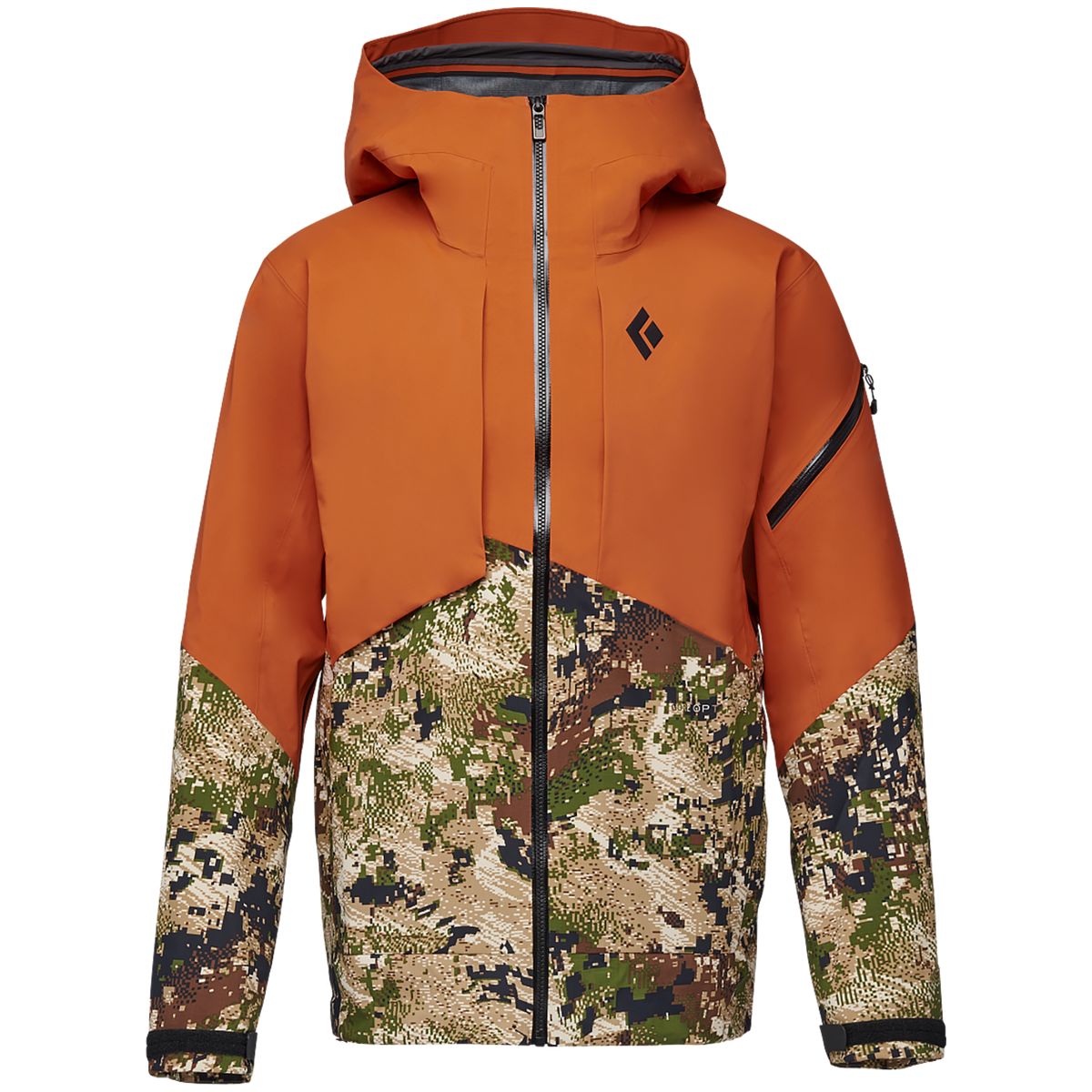 Black Diamond Mission Shell Jacket Burnt Orange/Camo Print