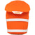 Puffin Life Vest Koozie Vintage Orange