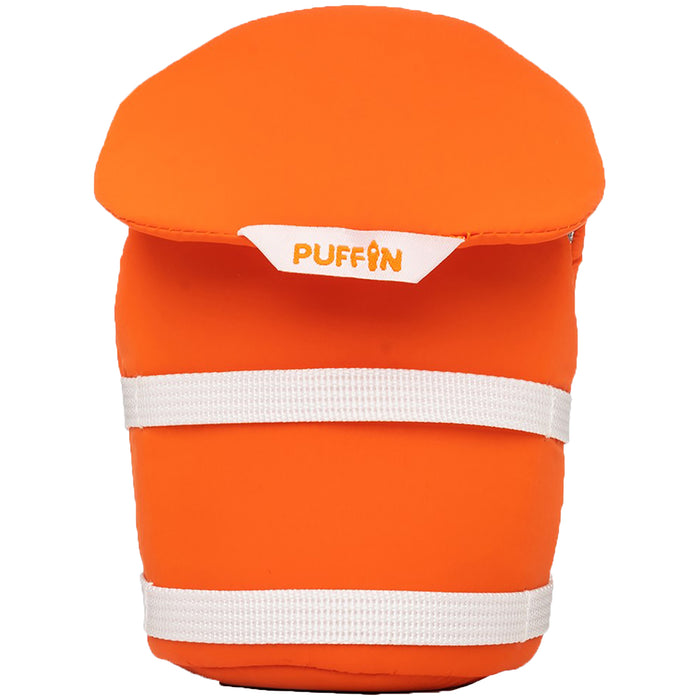 Puffin Life Vest Koozie Vintage Orange