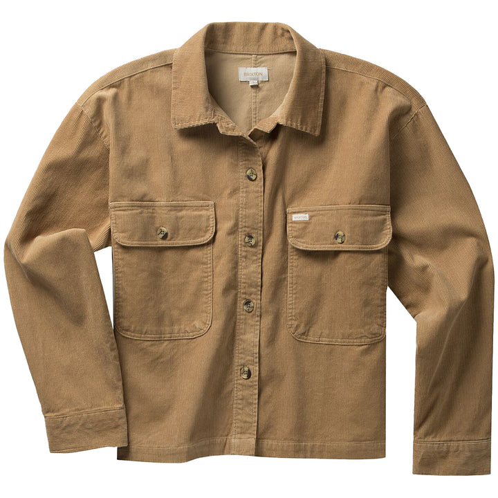 Brixton Bowery Corduroy Long-Sleeve Flannel - Women's Mojave