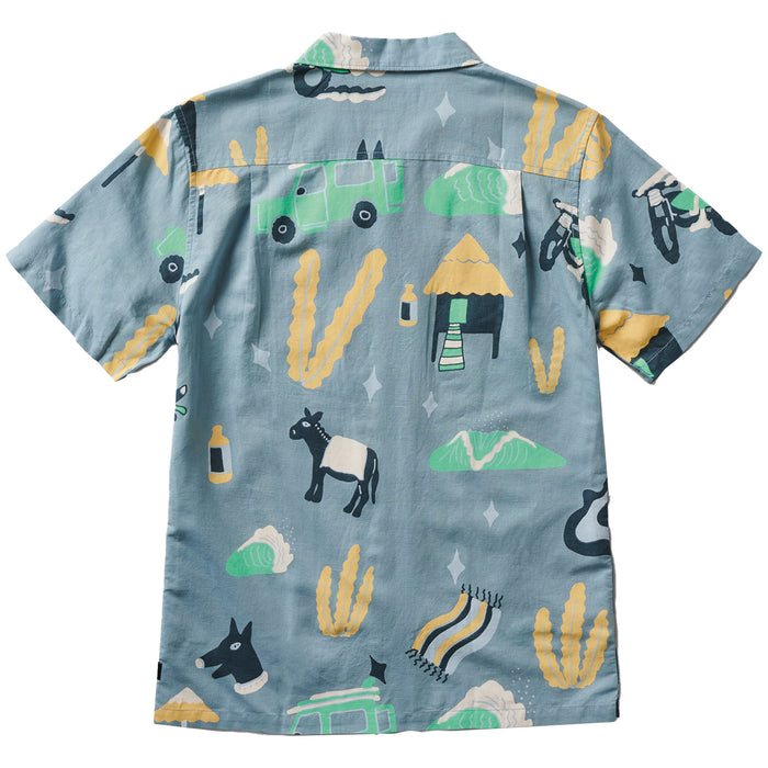 Roark Gonzo Viaje Shirt - Men's Agave Blue