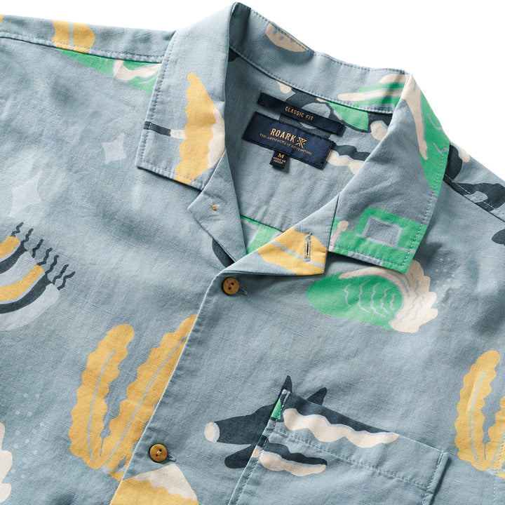 Roark Gonzo Viaje Shirt - Men's Agave Blue