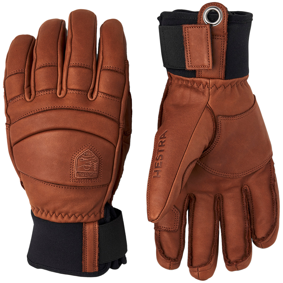 Hestra Fall Line 5-Finger Gloves Brown