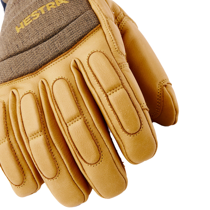 Hestra Vertical Cut CZone 5-Finger Gloves Olive/Tan
