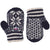 Hestra Nordic Mittens - Toddlers' Navy/Off White