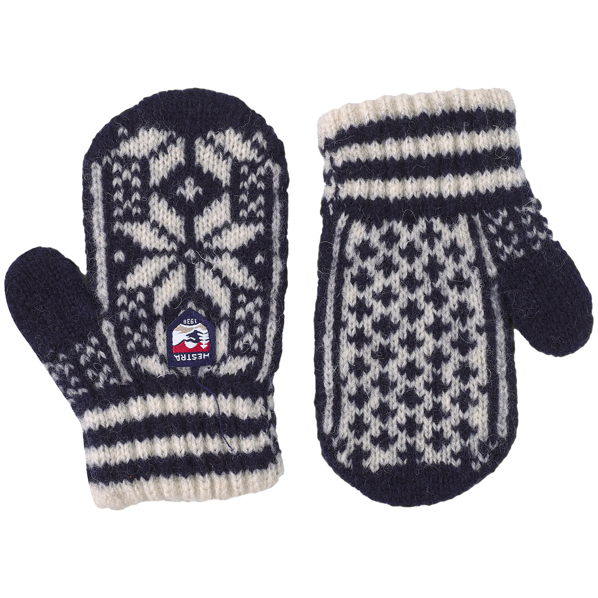 Hestra Nordic Mittens - Toddlers' Navy/Off White