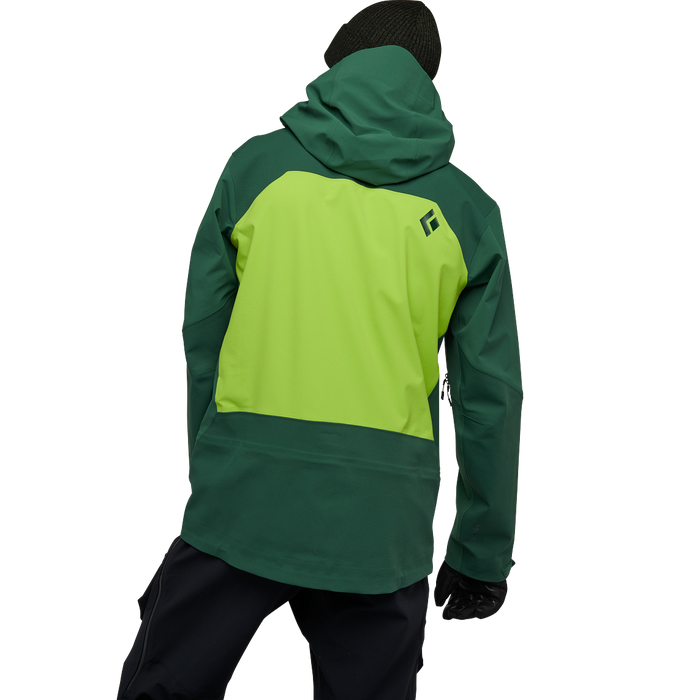Black Diamond Recon Stretch Pro Shell Jacket - Men's Mountain Forest/Line Green