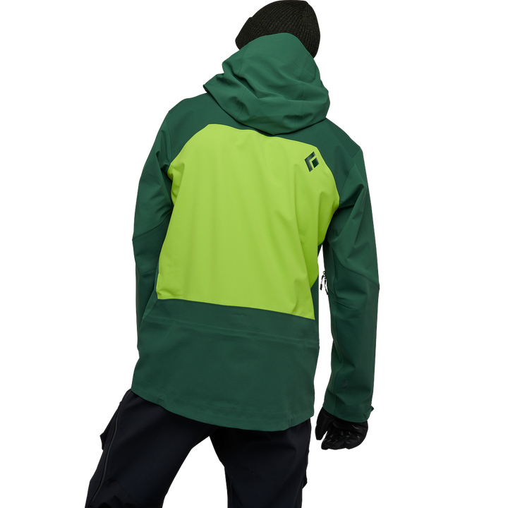 Black Diamond Recon Stretch Pro Shell Jacket - Men's Mountain Forest/Line Green