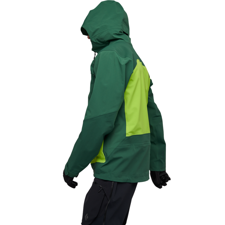 Black Diamond Recon Stretch Pro Shell Jacket - Men's Mountain Forest/Line Green