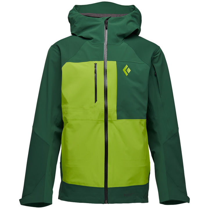 Black Diamond Recon Stretch Pro Shell Jacket - Men's Mountain Forest/Line Green