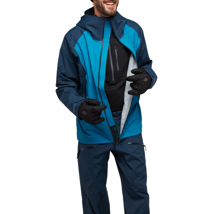 Black Diamond Recon LT Stretch Shell Jacket - Men's Kingfisher/Indigo
