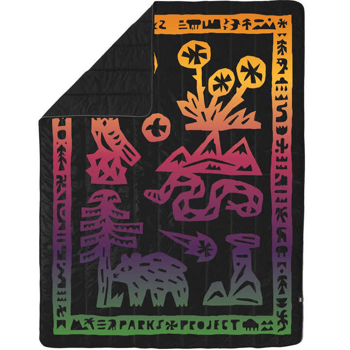 Parks Project National Parks Woodcuts Camp Blanket Military