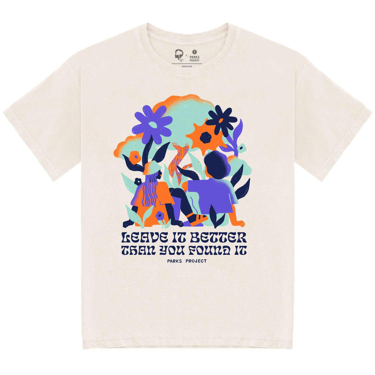 Parks Project X Outdoor Afro:Leave It Better T-Shirt - Men's Natural
