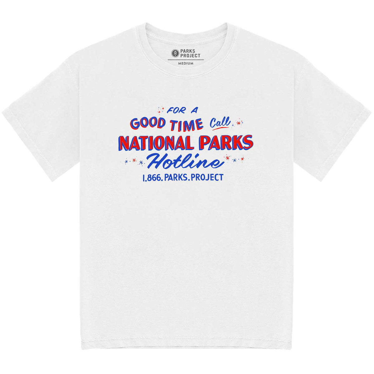 Parks Project For A Good Time Call Parks T-Shirt - Men's White