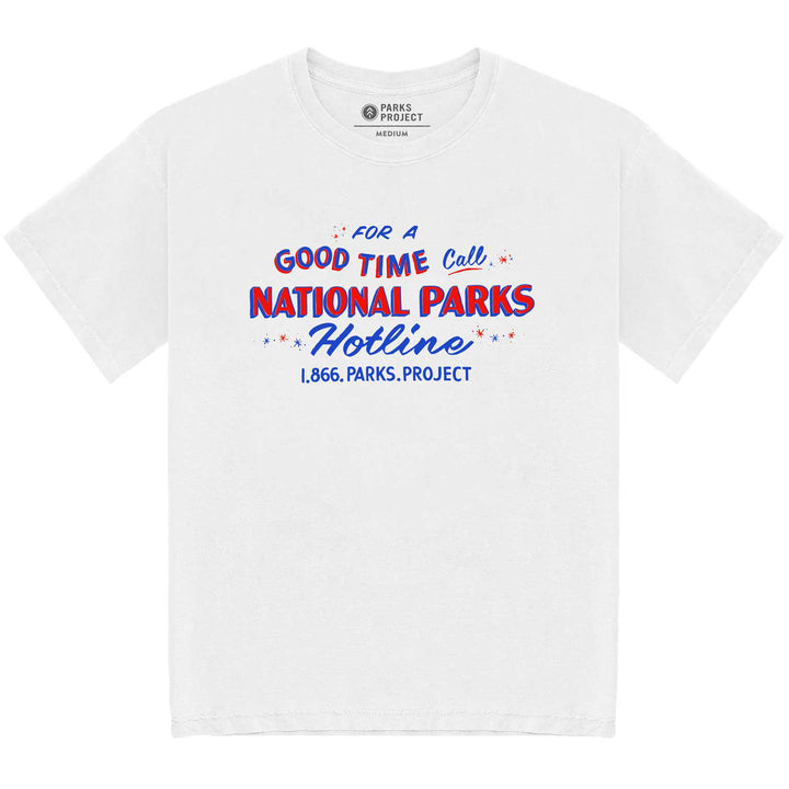 Parks Project For A Good Time Call Parks T-Shirt - Men's White