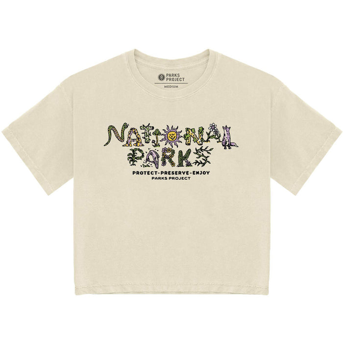 Parks Project National Parks 90s Doodle T-Shirt - Women's Natural