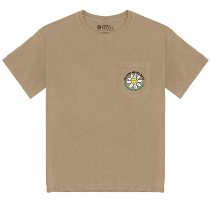 Parks Project Nature Needs Rest Pocket T-Shirt - Men's Tan