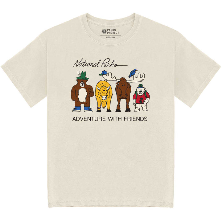 Parks Project Adventure with Friends T-Shirt - Men's Natural