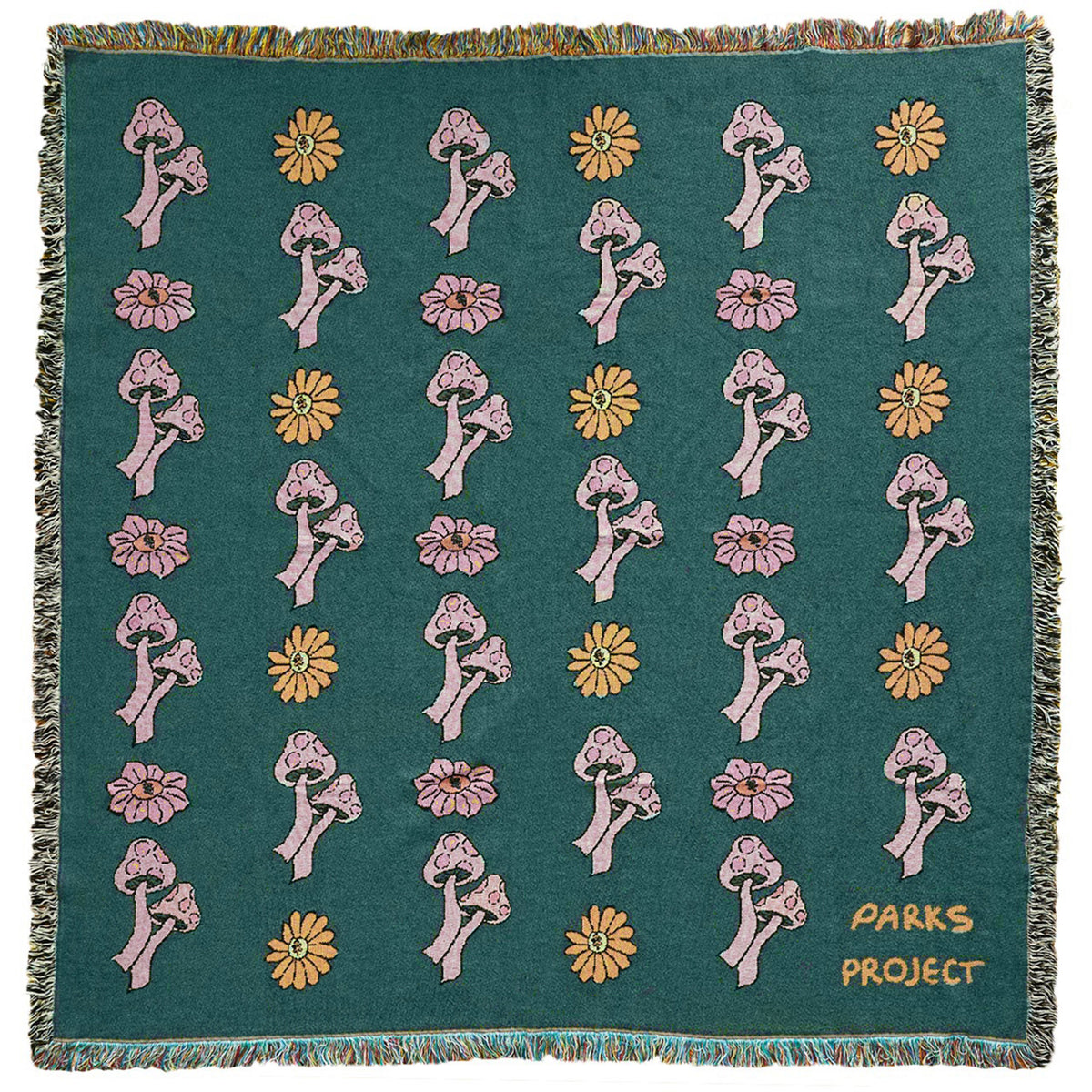 Parks Project Power to the Parks Shrooms Blanket Olive