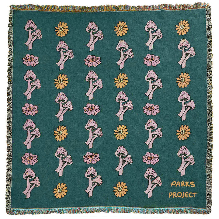 Parks Project Power to the Parks Shrooms Blanket Olive