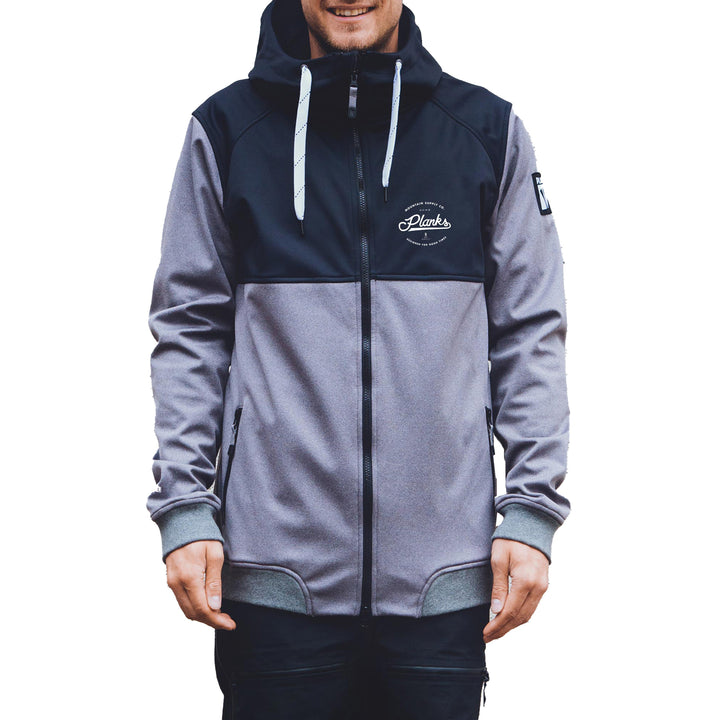 Planks Reunion Softshell Jacket - Men's Sports Grey