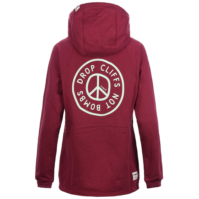 Planks Peace Double Hoodie - Women's Plum