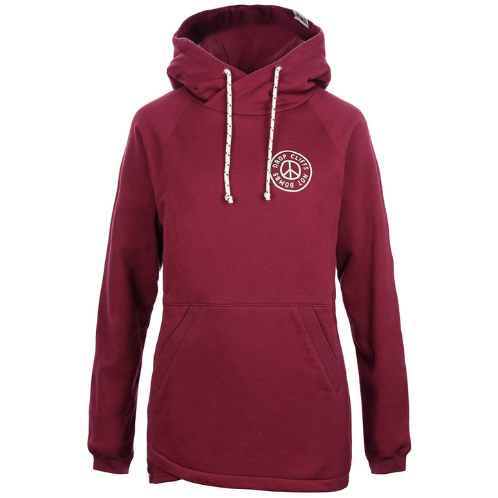 Planks Peace Double Hoodie - Women's Plum