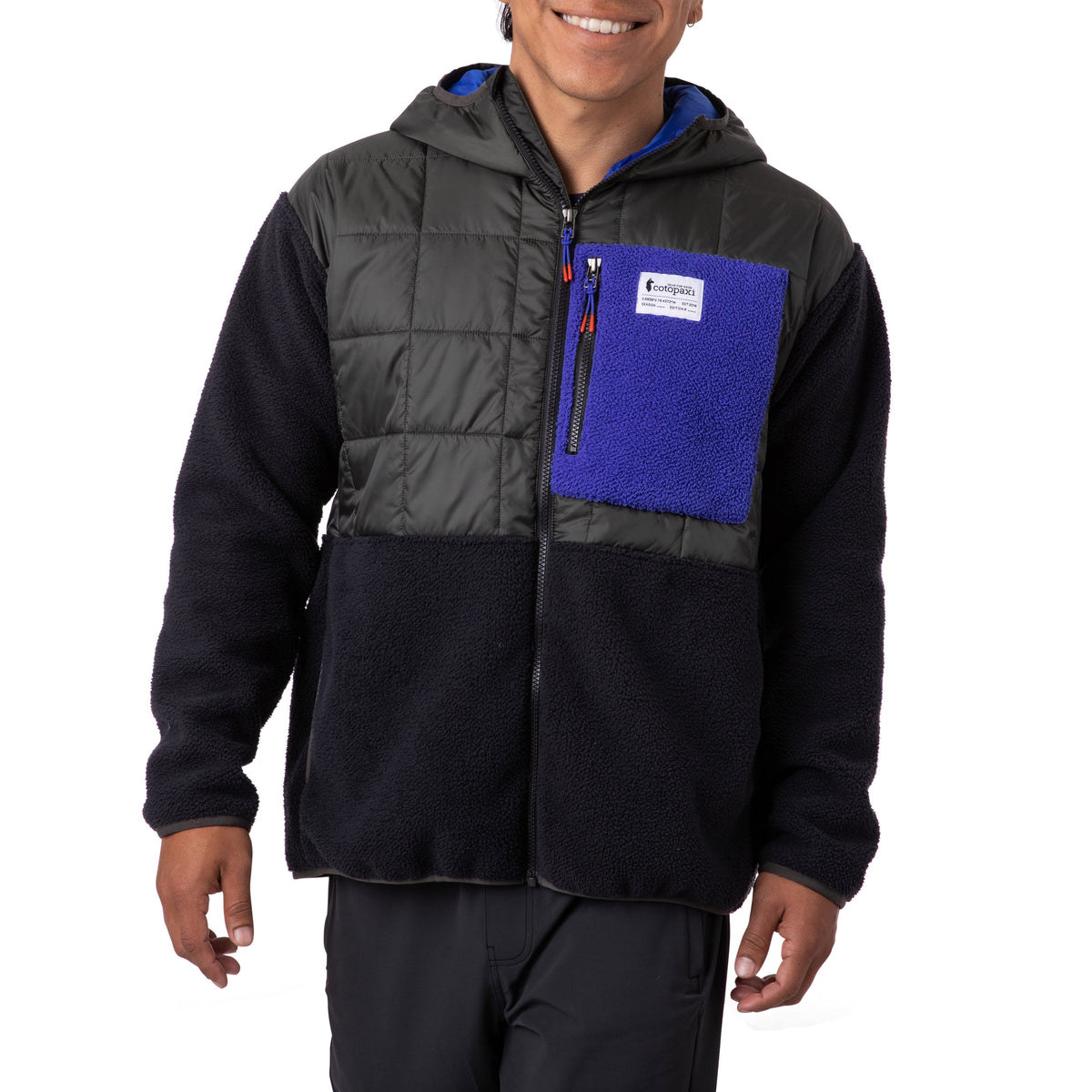 Cotopaxi Trico Hybrid Hooded Jacket - Men's Iron/Black
