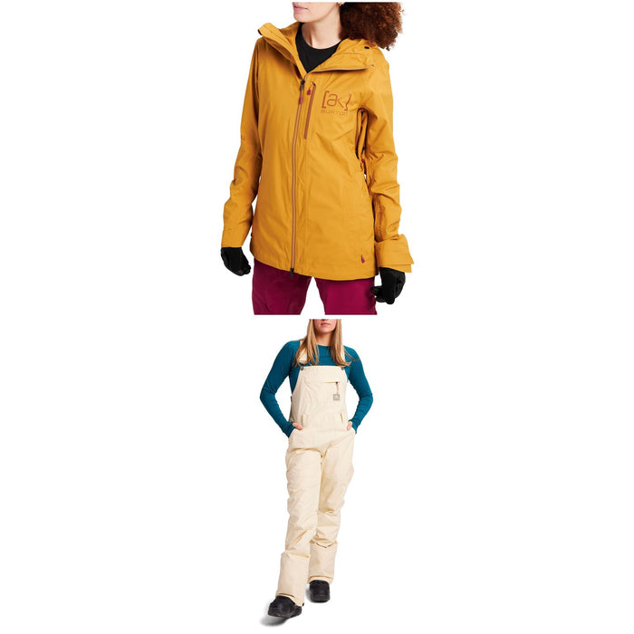 Burton AK 2L GORE-TEX Upshift Jacket + GORE-TEX Avalon Bib Pants - Women's 2022