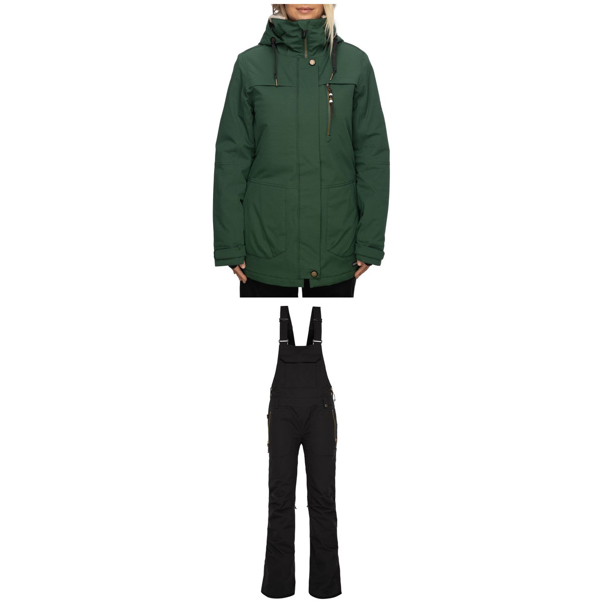 686 Spirit Insulated Jacket + Black Magic Insulated Bibs - Women's 2022