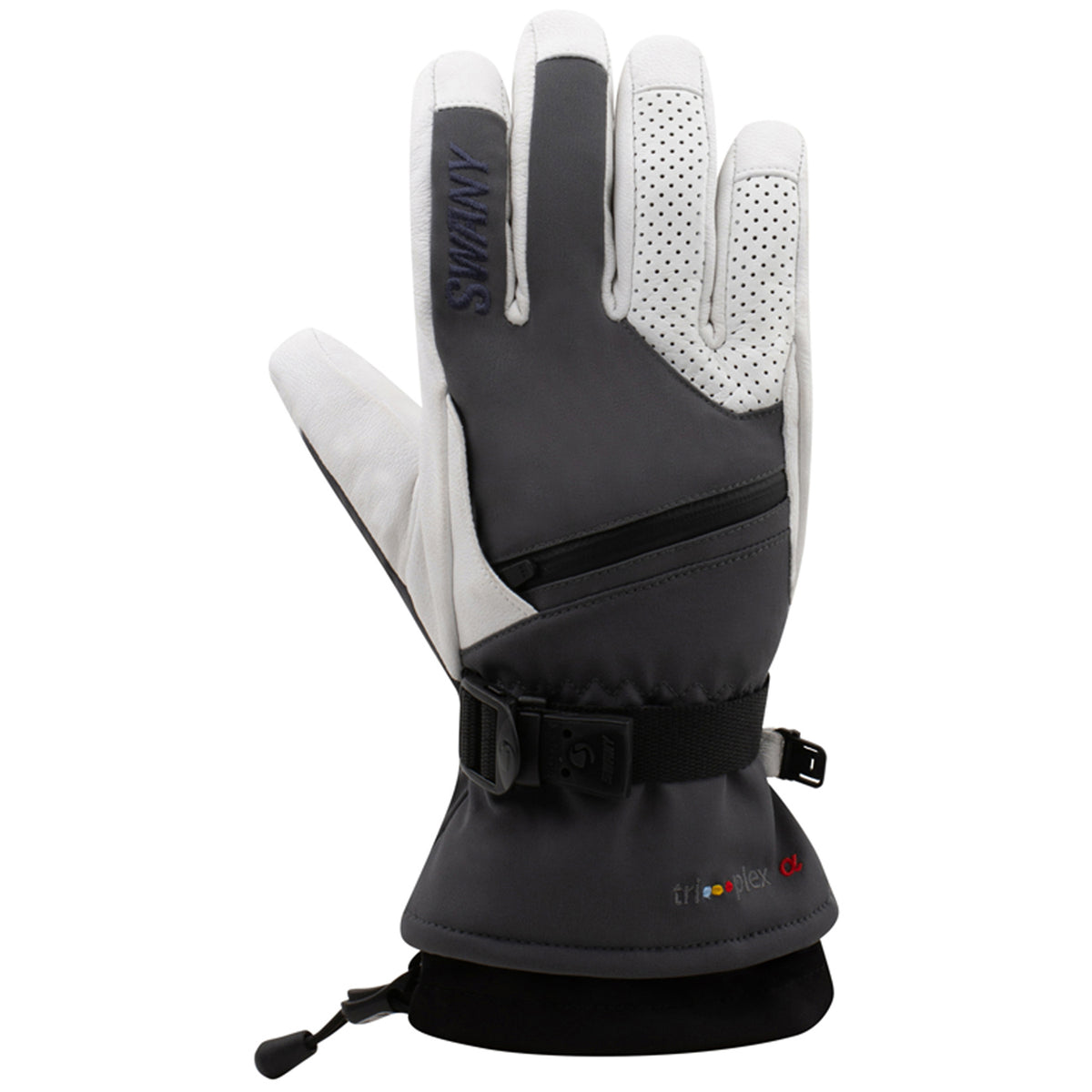 Swany X-Plorer 2.2 Gloves - Women's Charcoal Grey/Silver White
