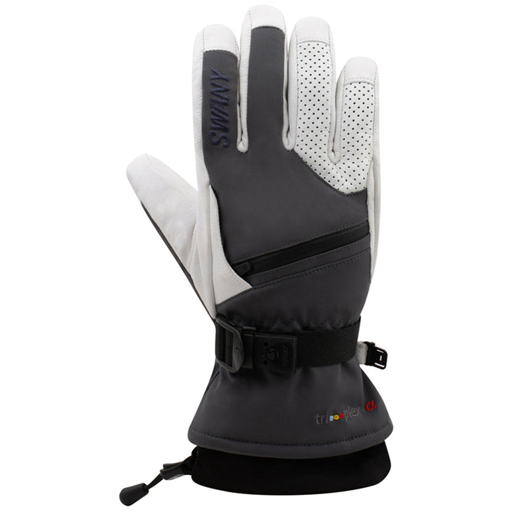 Swany X-Plorer 2.2 Gloves - Women's Charcoal Grey/Silver White
