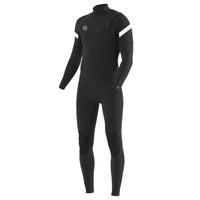 Vissla 4/3 7 Seas Raditude Chest Zip Wetsuit Black 2::Black 2